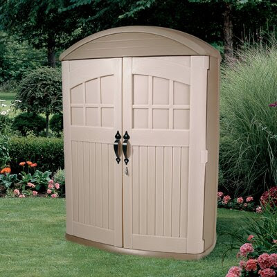 ... Ft. W x 2.5 Ft. D Highboy Plastic Tool Shed &amp; Reviews | Wayfair