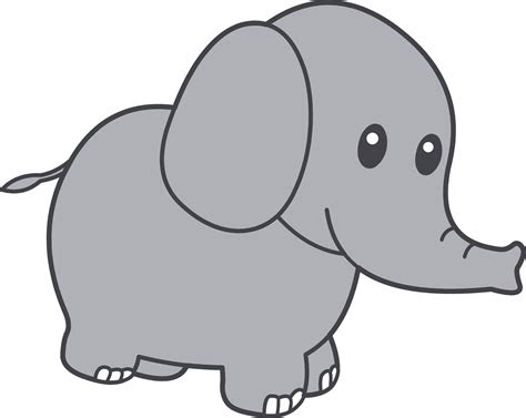 gambar gajah animasi  keren gambar pixabay