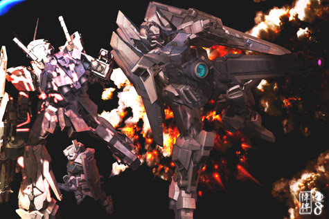 Master Grade gundam 1/100 unicorn sinanju shinanju delta plus gundam ユニコーン　impulse musou 3d gundam mesh cg sandrum 武者ガンダム