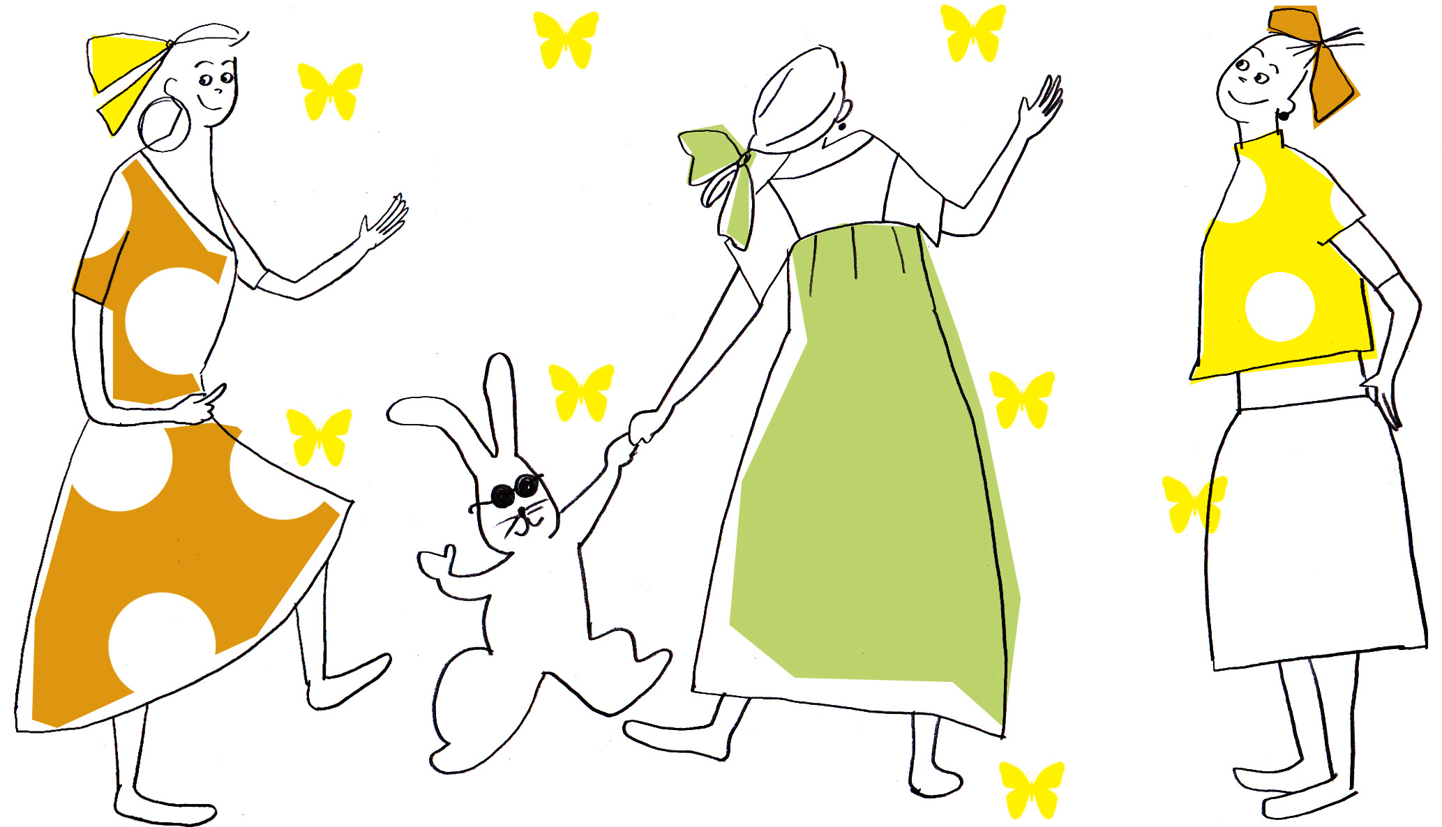 表紙のイラスト 春仕様に 日々 寄る年波とおしゃれの波 ホホホの本田style