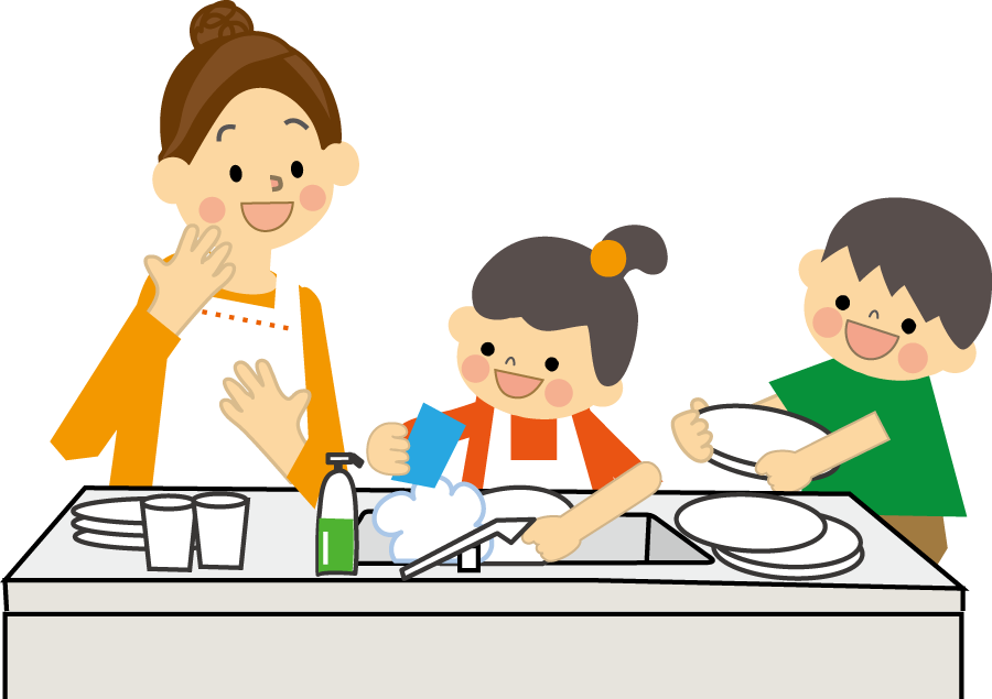 料理 お手伝いのイラスト 挿絵 無料イラスト フリー素材