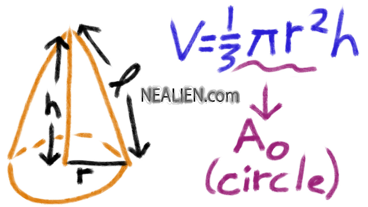 formula for volume of a cone without height - It is important to be able to calculate the volume and surface area of these solids