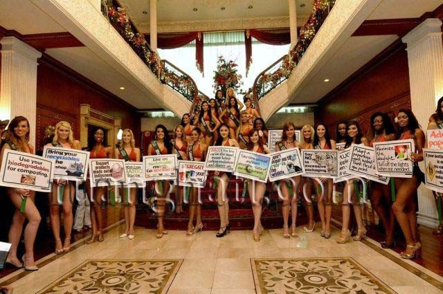 Penampilan Nadine Zamira Syarief Di Ajang Miss Earth 2009 di Fillipina