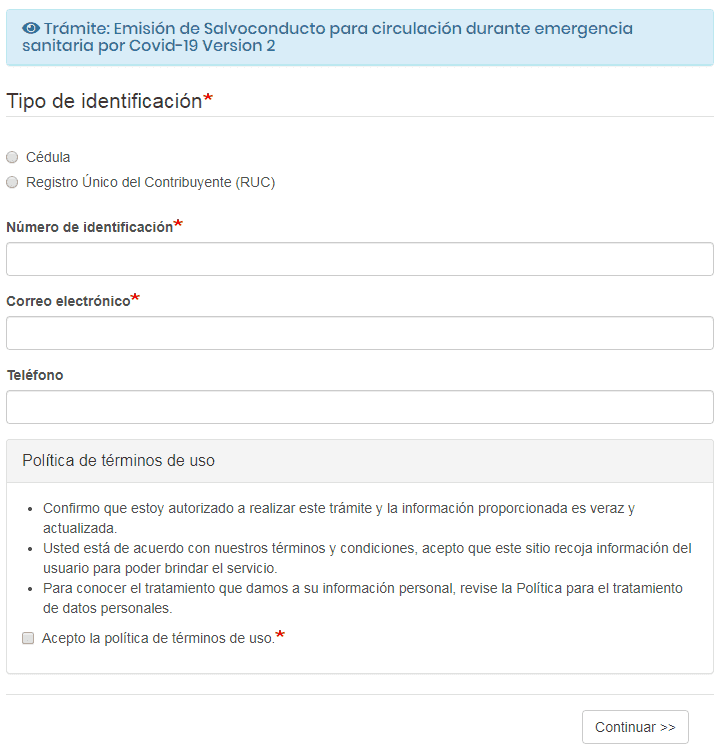 Solicitud De Salvoconducto Para Circular Durante La Emergencia Ecuadorlegalonline