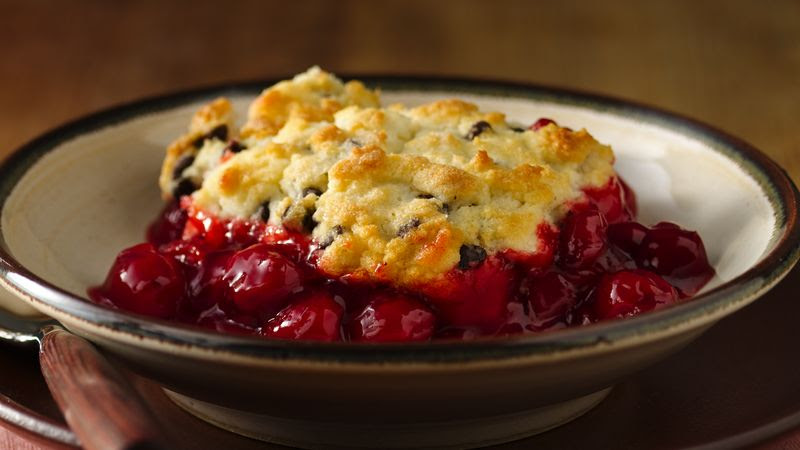 Gluten-Free Chocolate Chip Cherry Cobbler recipe from ...