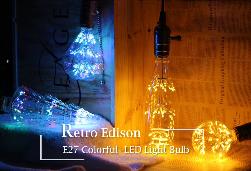 Led電球きらめきの星カラフル ウォームホワイト 2v 4 ワットe27 A60 St64 G80 G95 G125 ハートスタークリスマスツリー Led花火電球ランプ Led Bulbs Tubes Aliexpress