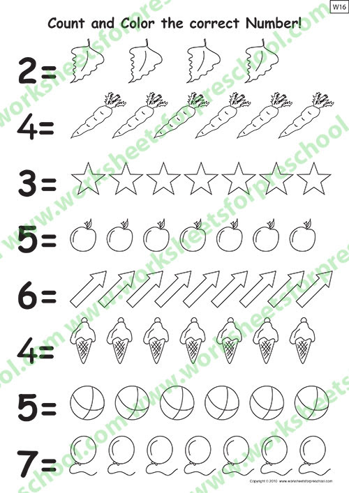 Learning Worksheets For 3 Year Olds