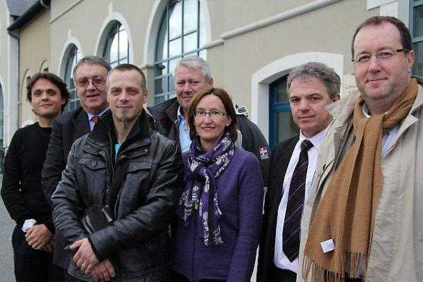 Anthony Jeuland (directeur de PÃ´le emploi et de la Meef), Jean-Yves ...