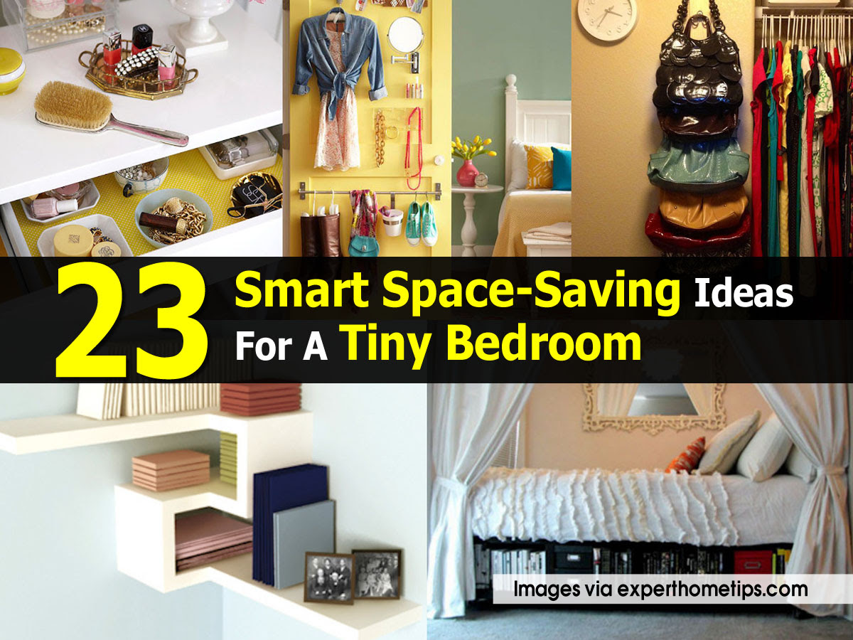 23 Smart Space-Saving Ideas For A Tiny Bedroom