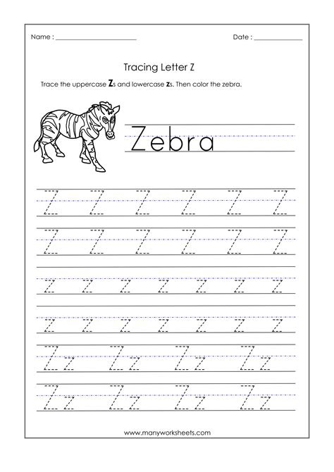  letter z worksheets pre k alphabetworksheetsfreecom