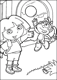 Dora Coloring Pages