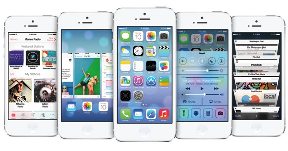 iOS 7 with iPhone 5