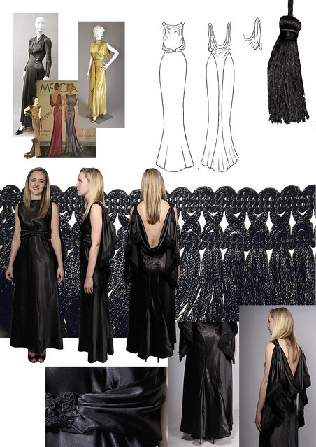 Lorraine Sheldon Black Evening Gown