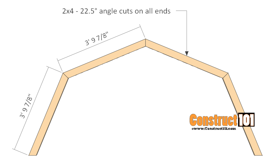 Shed Plans - 10x12 Gambrel Shed - Construct101