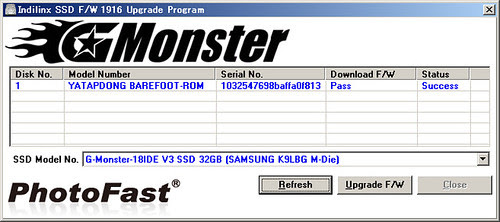 G-Monster 1.8 IDE V3: Update completed