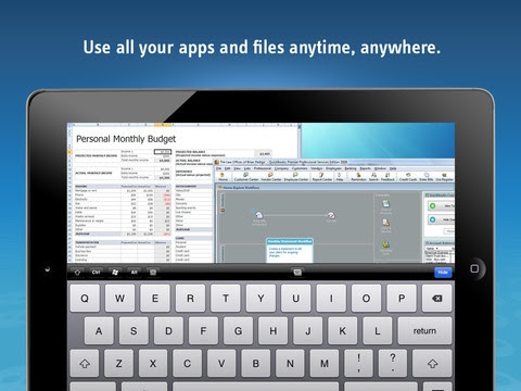 Access to your home computer from cell or tablet--LogMeIn1