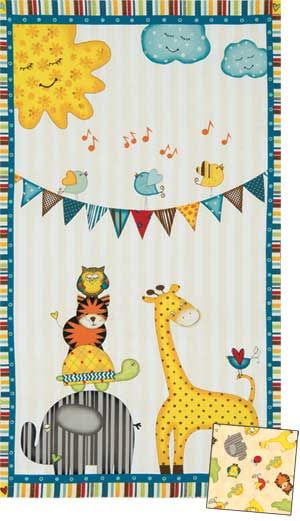 SUNSHINE ZOO QUILT KIT