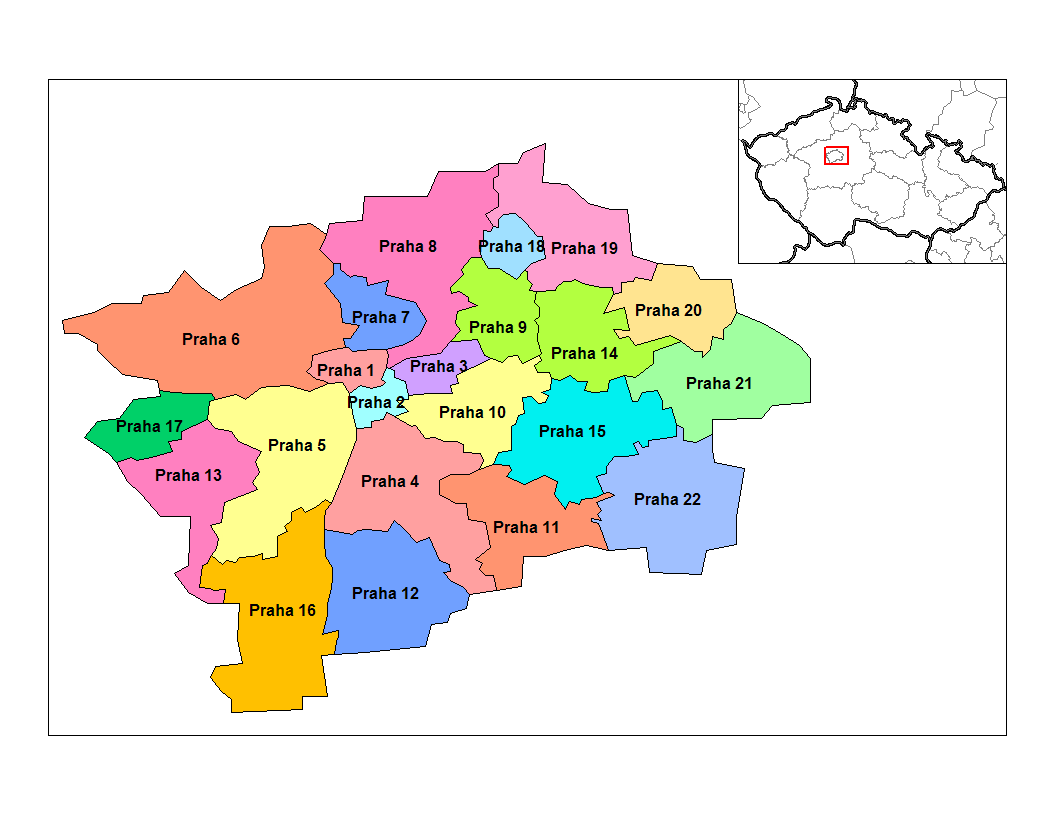 www mapa prahy Městské části Prahy www mapa prahy