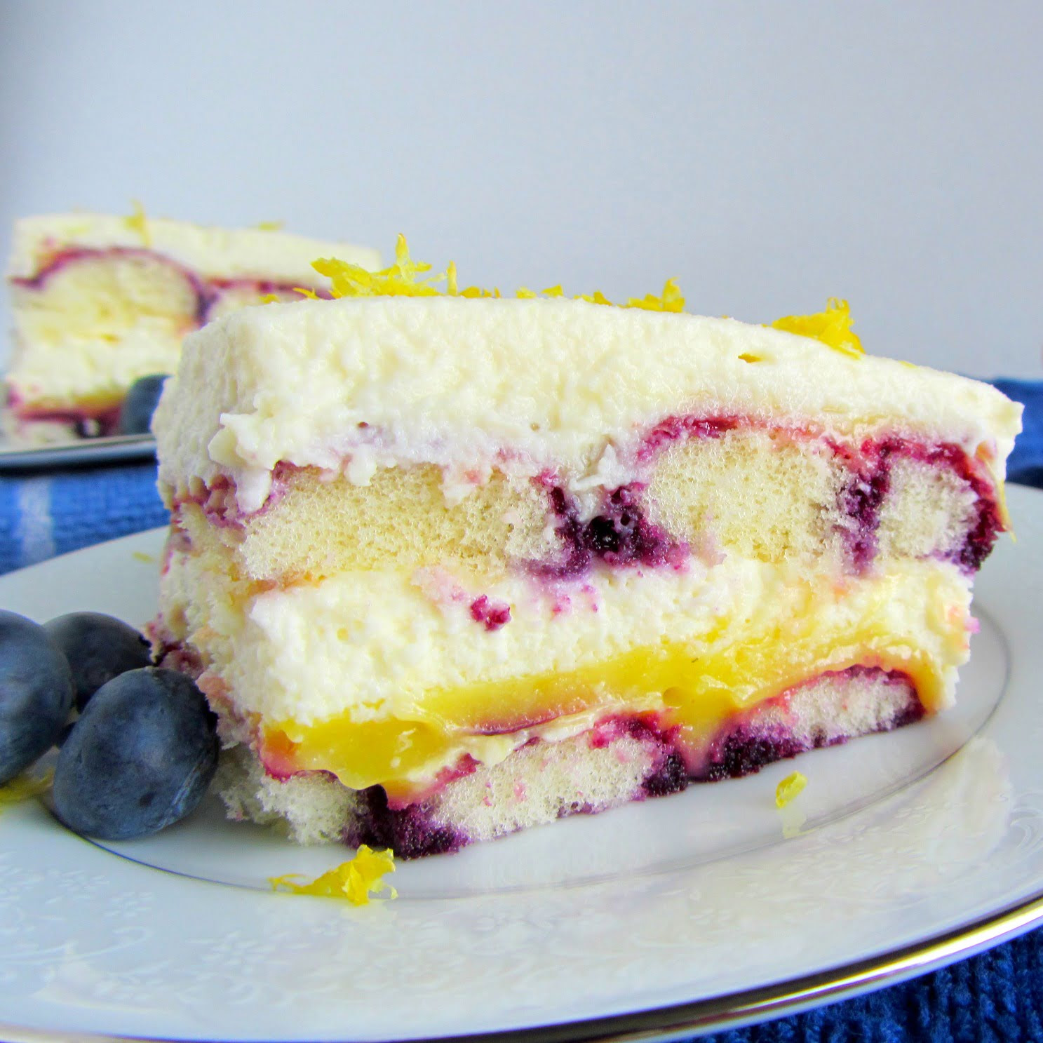Lemon Blueberry Tiramisu - A baJillian Recipes