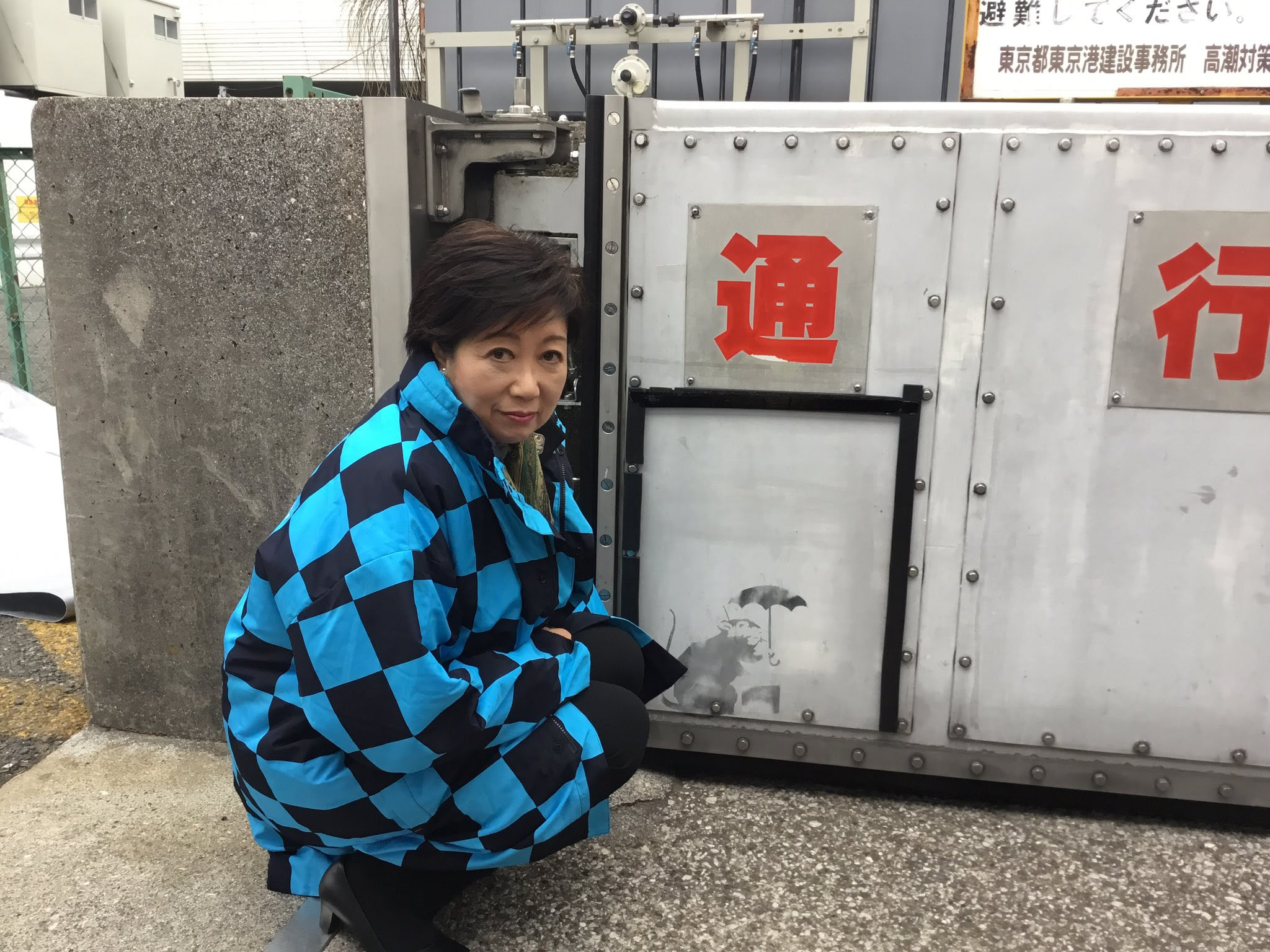 悲報 都知事のババア 落書きを見て喜ぶ ベア速