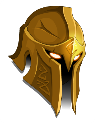 Golden Tyndareous Helm - AQW