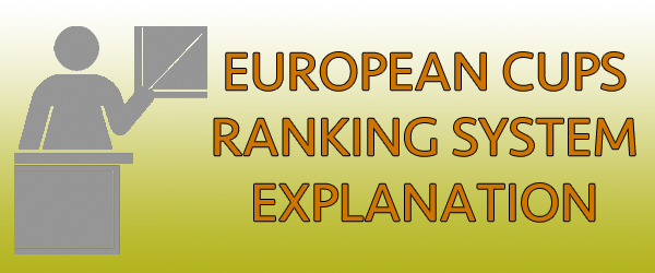 European Cups Ranking System Explanation