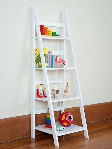 Ikea White Ladder Bookshelf