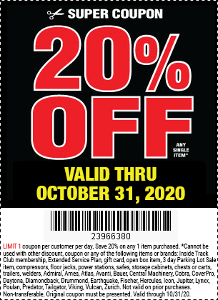 Harbor Freight Tools Coupon Database - Free coupons, percent ...