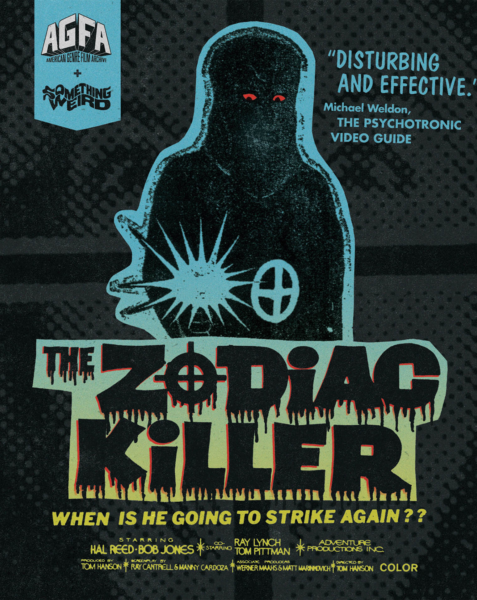 The Zodiac Killer Blu-ray Review (AGFA) - Cultsploitation