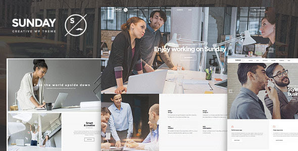 Sunday - Highly Functional Multifaceted WP Theme