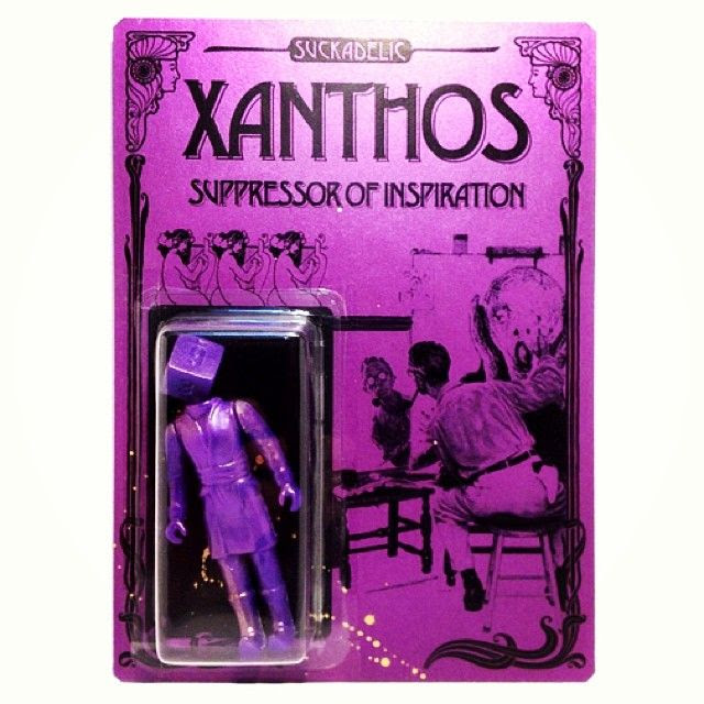 COMING TODAY: The Super Sucklord's "XANTHOS: Suppressor of Inspiration" resin action figure!
