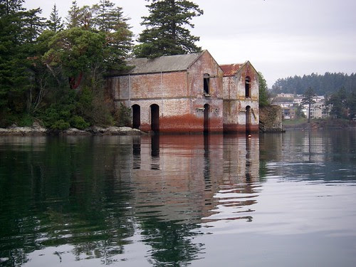Old Buildings on the Shore