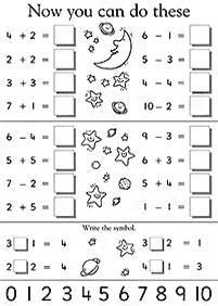 Simple Math - Free Printable Worksheets