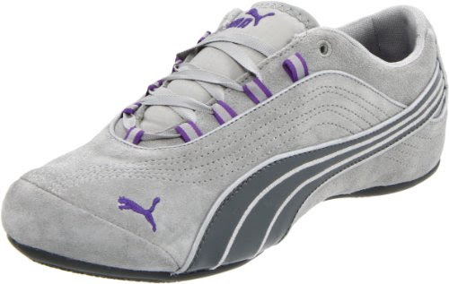 Puma Women's Soleil S Lace-Up Fashion Sneaker,Limestone Grey/Prism Violet/Dark Shadow,9 B US