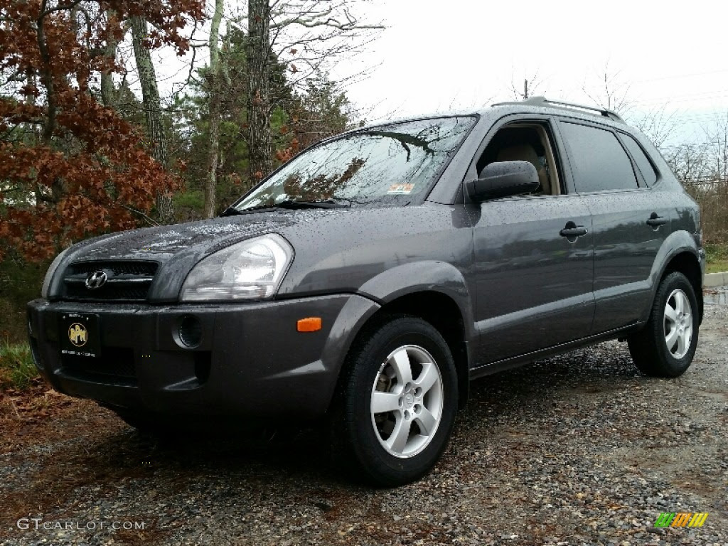 2007 Dark Titanium Gray Metallic Hyundai Tucson GLS #109637004