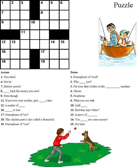 These crossword puzzles are similar to the crossword puzzles that are in the back of each issue of people magazine. childrens crossword puzzles activity shelter