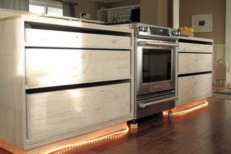 HOME DZINE Kitchen Kitchen cabinets made of plywood HOME DZINE Kitchen Kitchen cabinets made of plywood