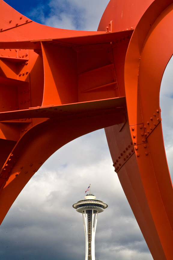 Sculpture and Space Needle