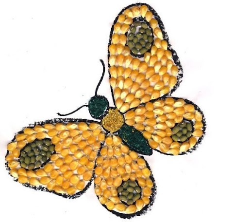 lukisan kertas daun jagung