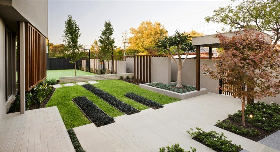 Modern Contemporary Courtyard Garden Design