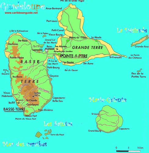 guadeloupe map. Guadeloupe map. so you know where I#39;m on about!