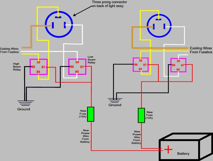DIAGRAM H4 Halogen Headlight Wiring Diagram FULL Version ...