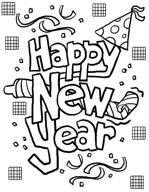 13 Best Printable New Year 2021 Coloring Pages Fireworks Colouring