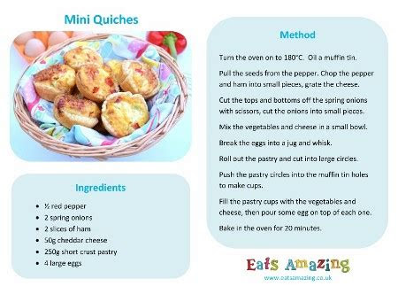 easy mini quiches recipe