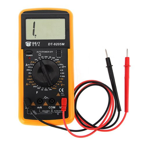 BEST DT9205M LCD AC DC Volt AMP OHM Electrical Digital Multimeter