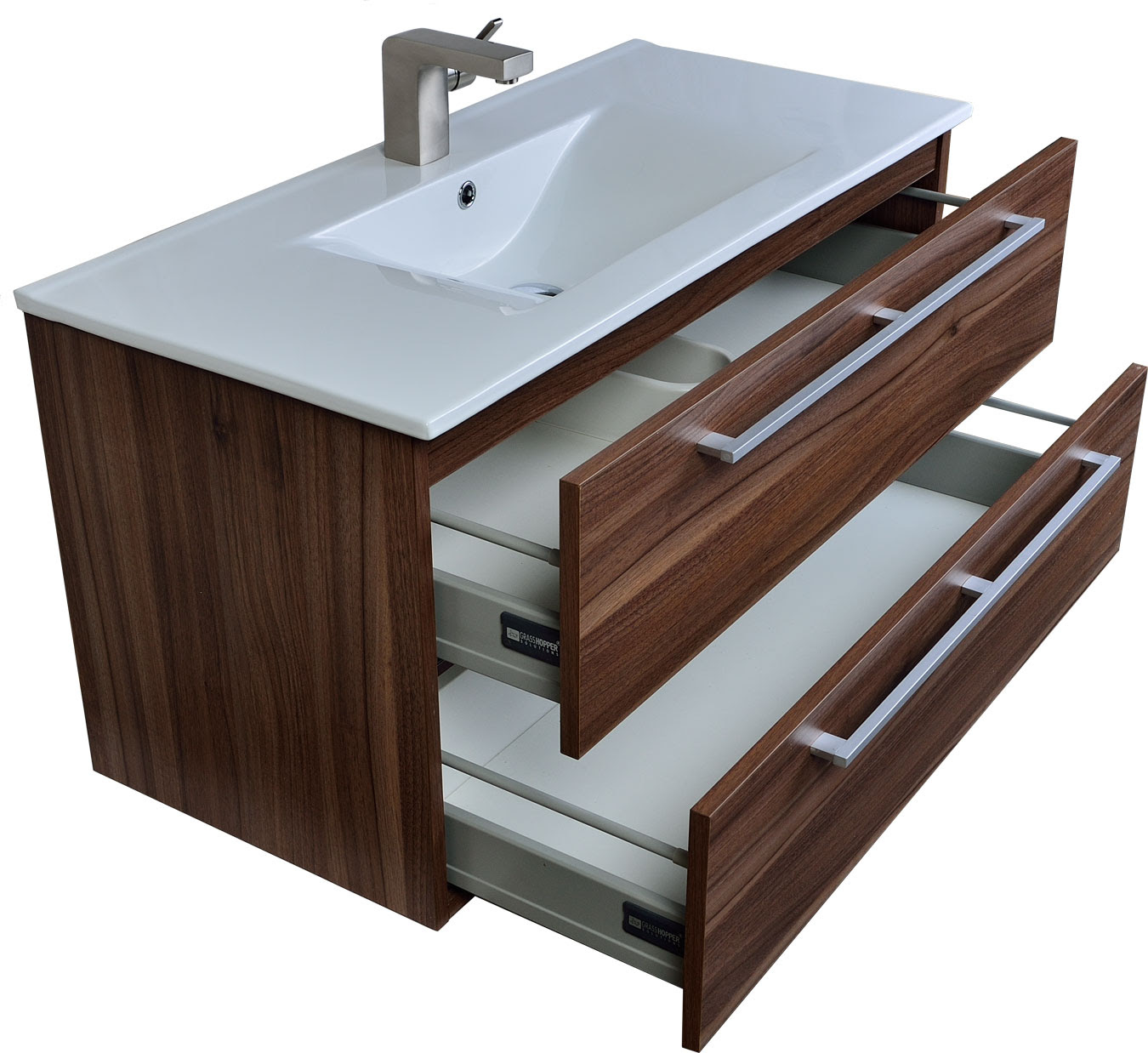 Buy Caen 40 Inch Wall-Mount Modern Bathroom Vanity Set in ...