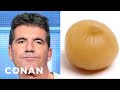 [Simon Cowell] Sharon Osbourne Simon Cowell Looks Like A Pickled Onion - CONAN on TBS