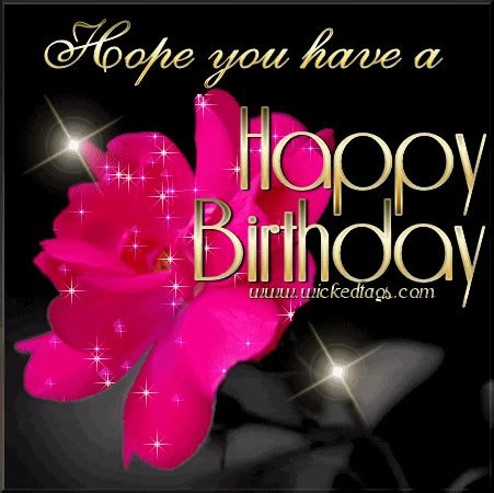 hope    happy birthday   pink flower