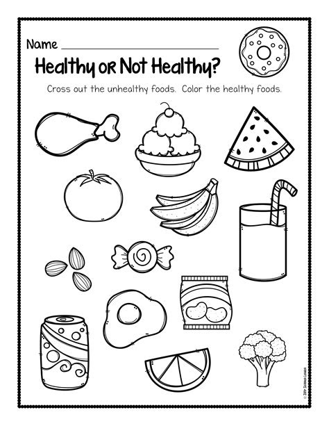 Science | kindergarten | free | printable . healthy foods worksheet free download the super teacher