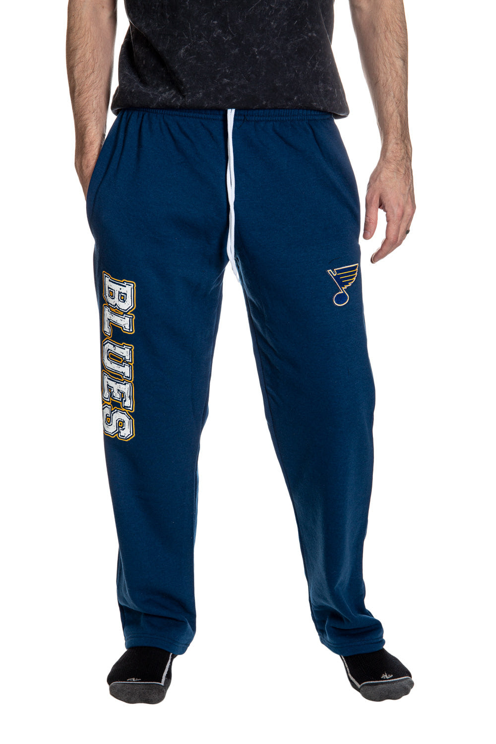 St Louis Blues Premium Fleece Sweatpants For Men Calhoun Store